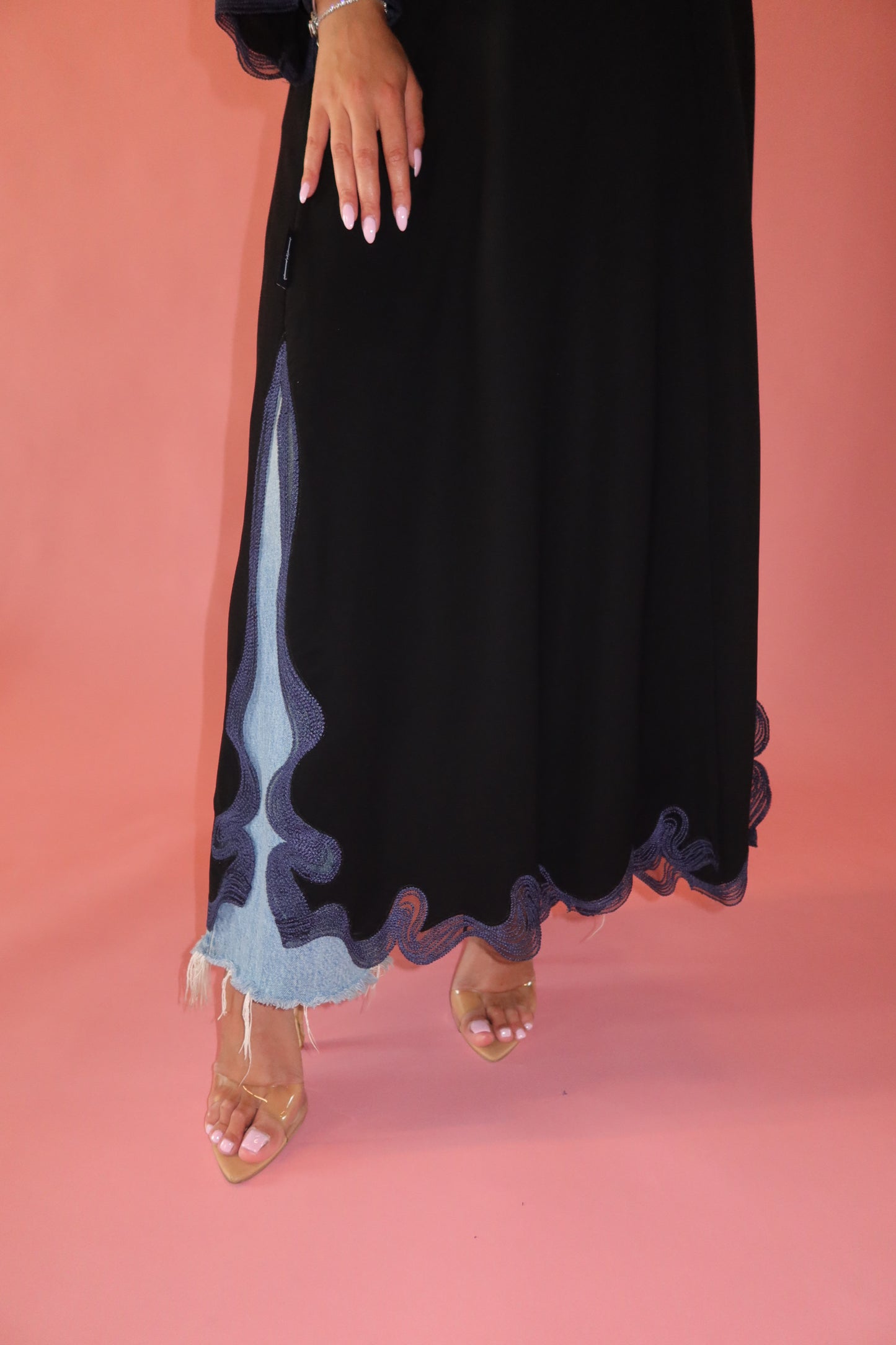 Navy Lace