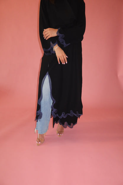 Navy Lace